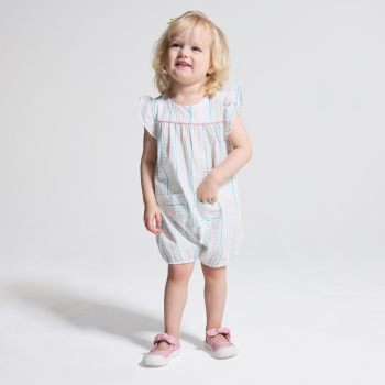 أفرول مخطط متعدد الألوان للطفلة